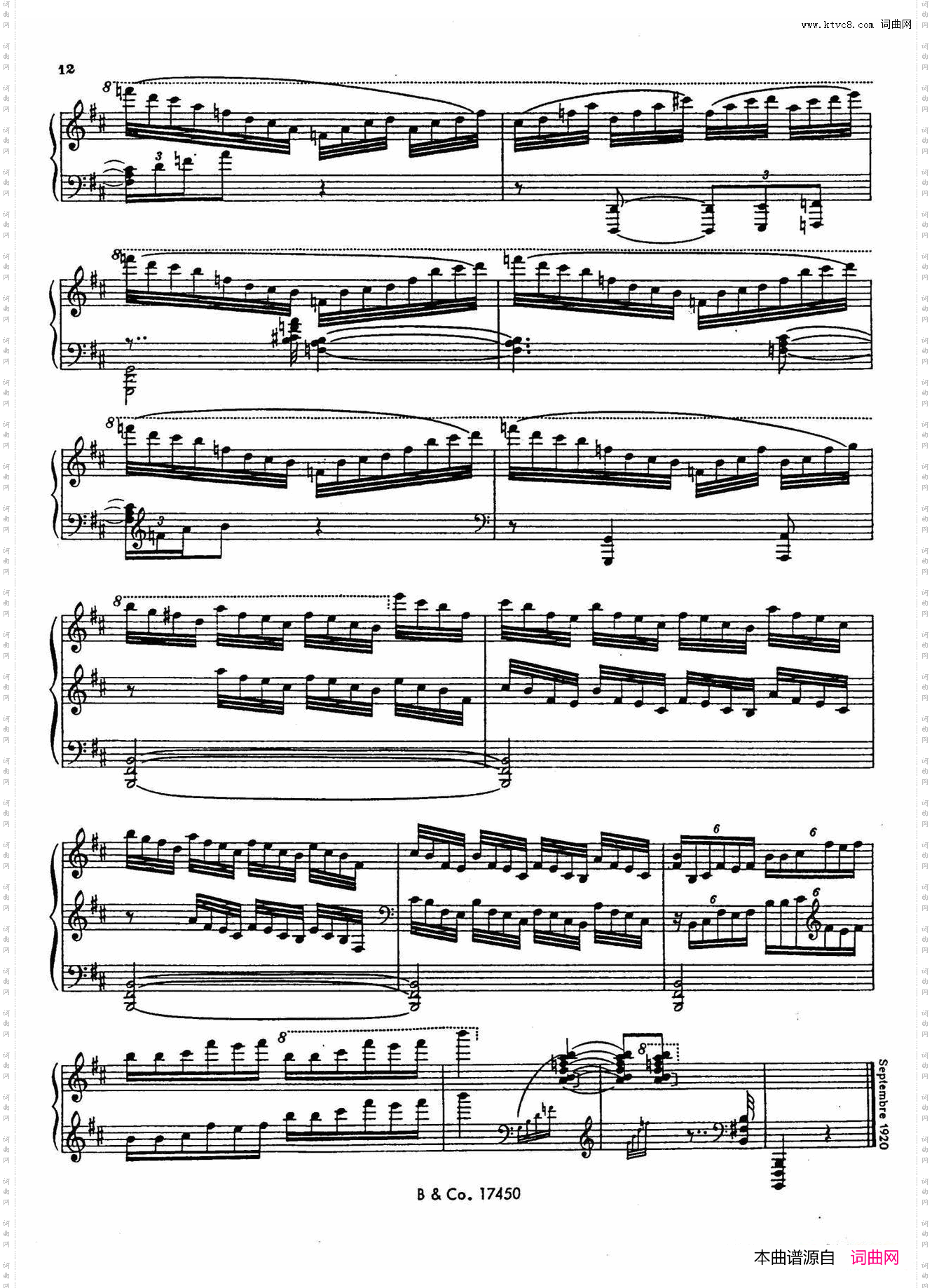 Premiere Etude de Concert Op·65第一号音乐会练习曲