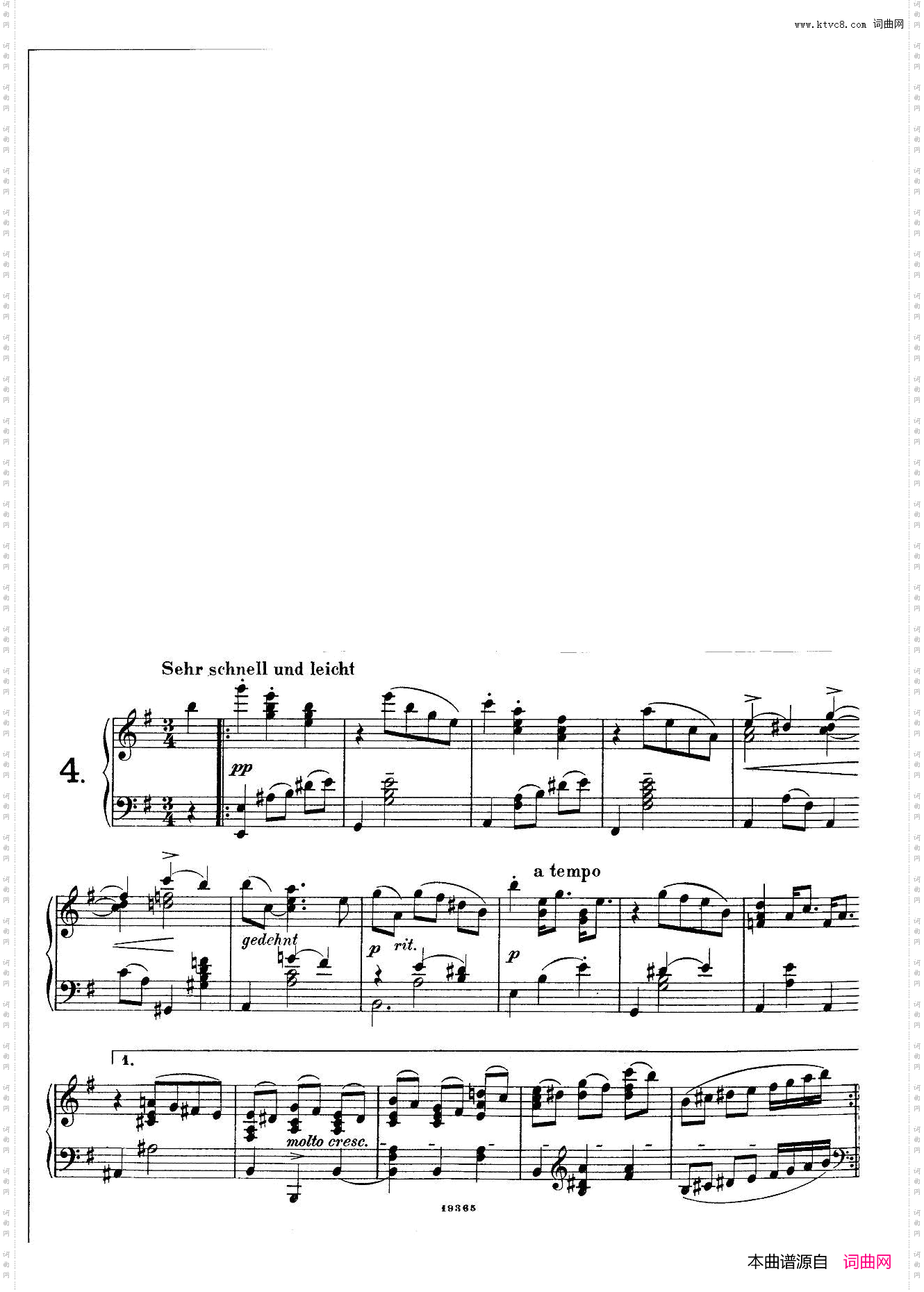 封·泽姆林斯基-LandlicheTanzeeOp·1乡村舞曲·