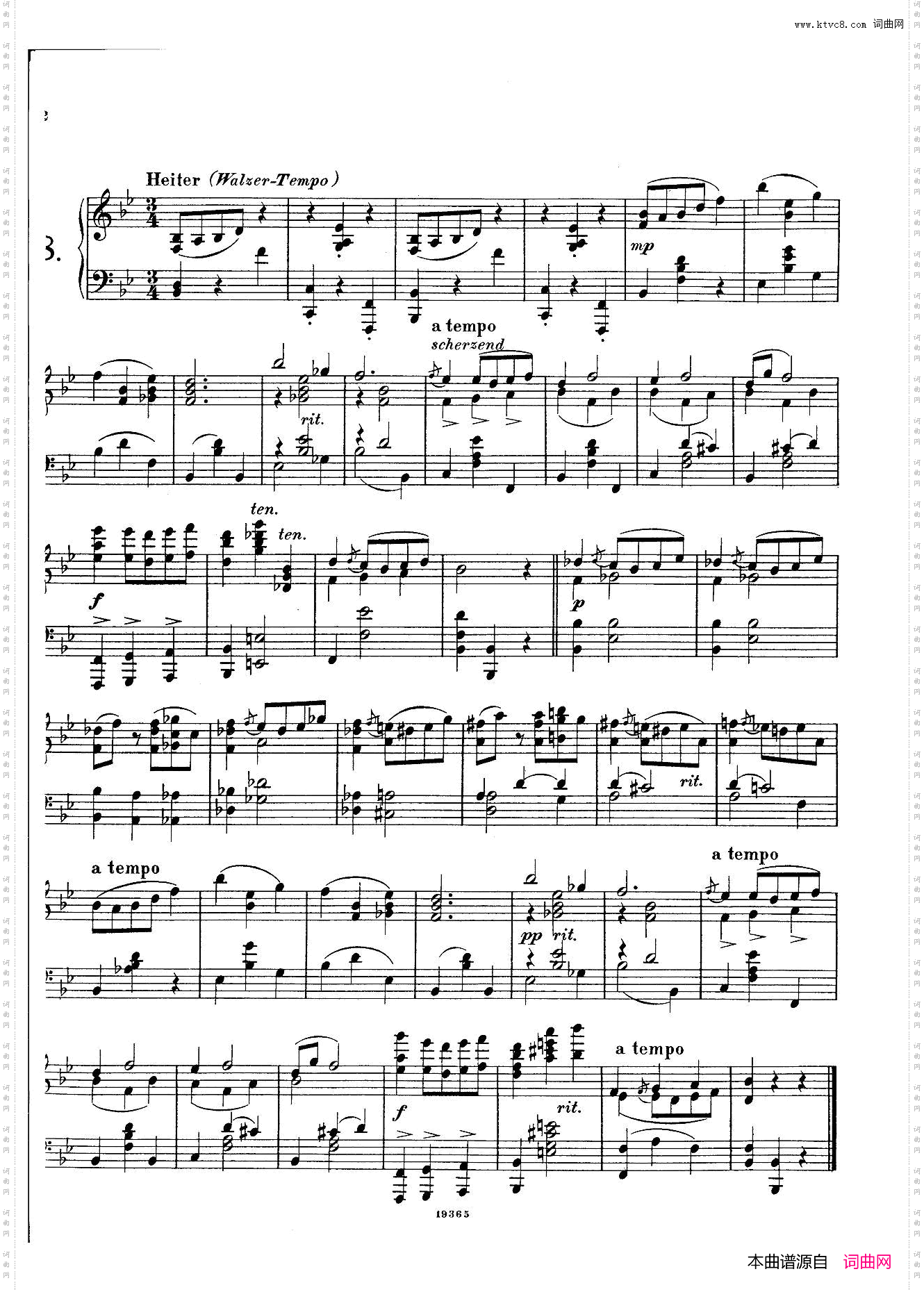 封·泽姆林斯基-LandlicheTanzeeOp·1乡村舞曲·