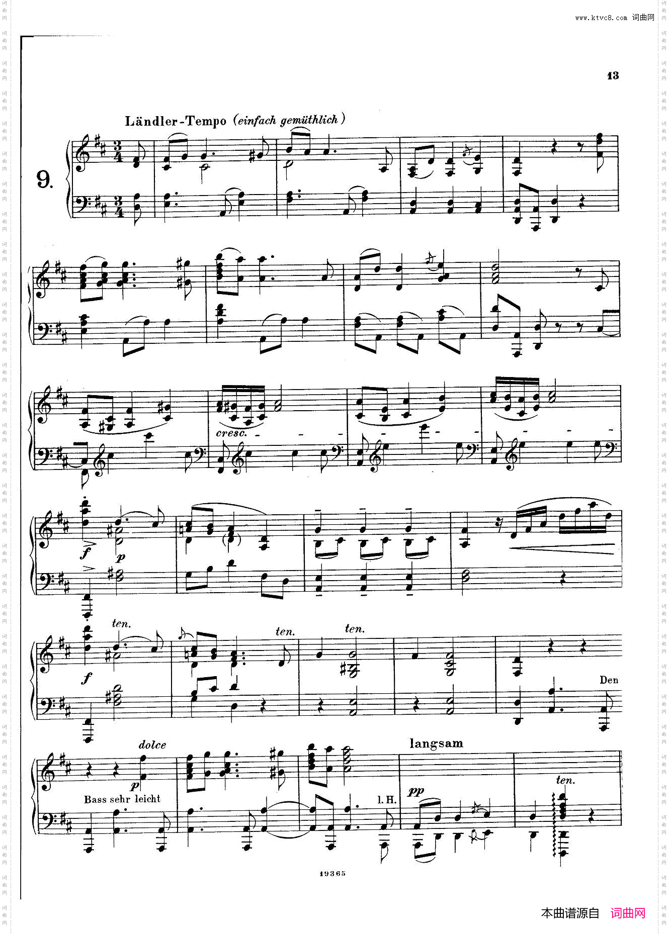 封·泽姆林斯基-LandlicheTanzeeOp·1乡村舞曲·