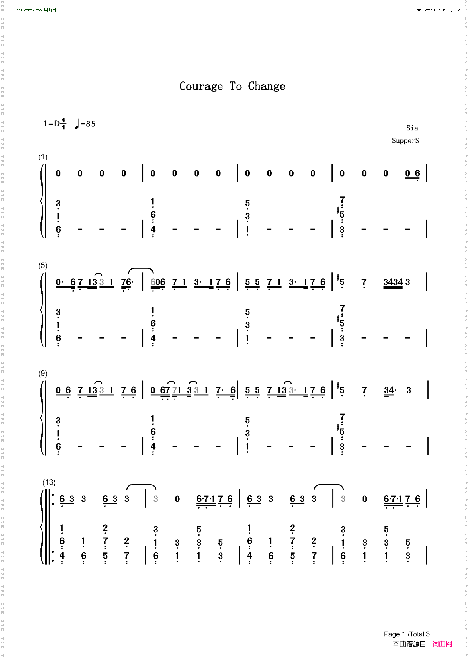 Courage to Change_Music原声音乐