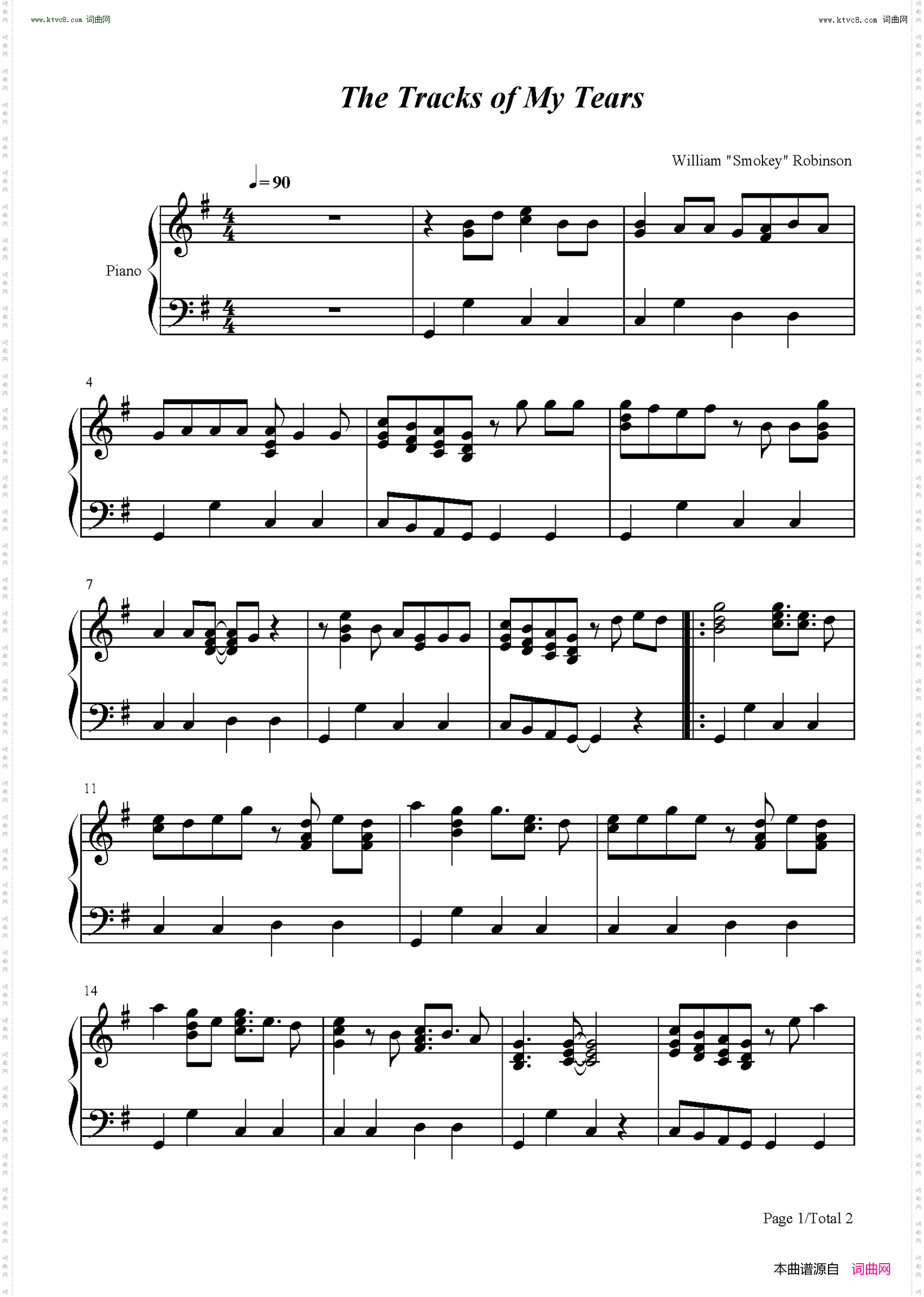 The Tracks of My Tears