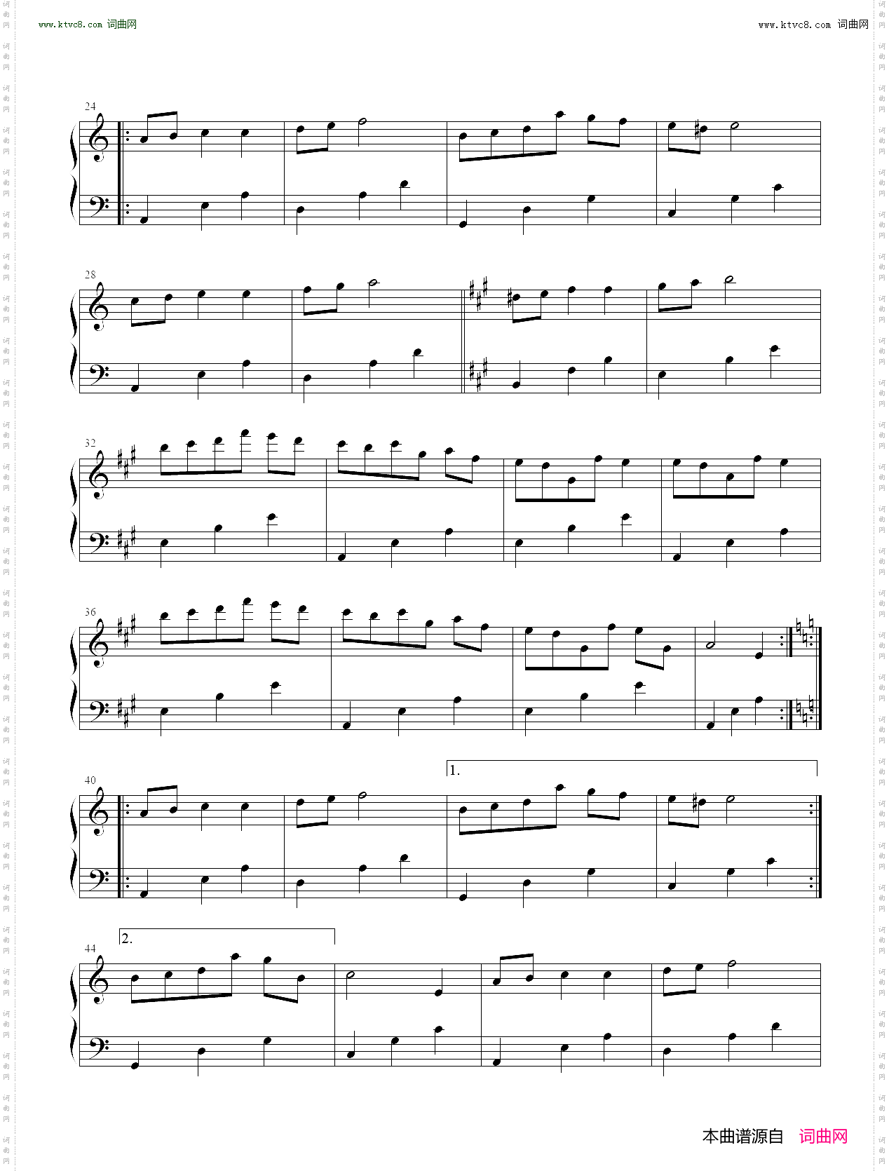 a小调圆舞曲_ 万能和弦简单版 