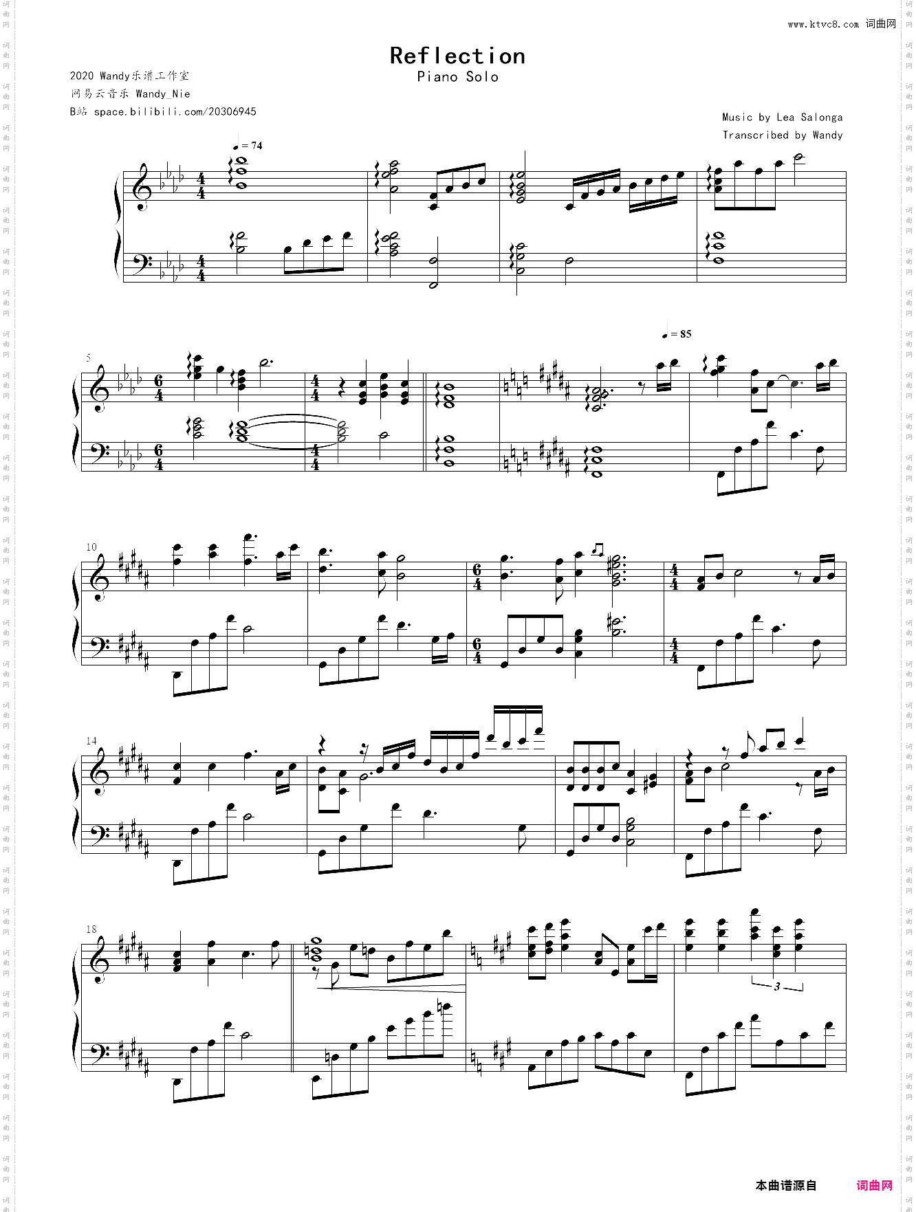reflection迪士尼动画《花木兰》插曲wandy版