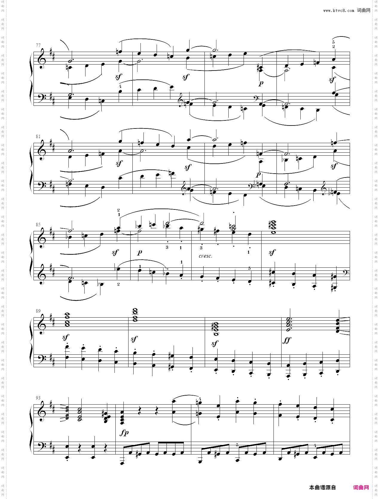 123· 第十级【b项】2·d大调奏鸣曲 - 中国音乐家协会全国钢琴演奏考级作品集新编第二版
