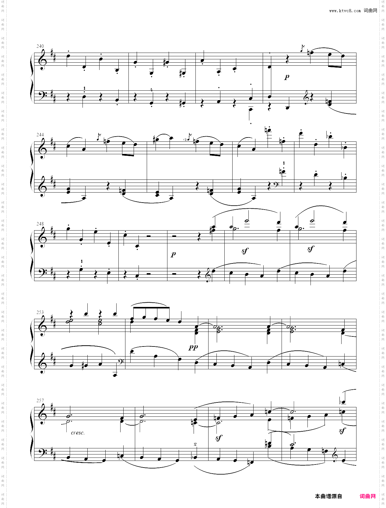 123· 第十级【b项】2·d大调奏鸣曲 - 中国音乐家协会全国钢琴演奏考级作品集新编第二版
