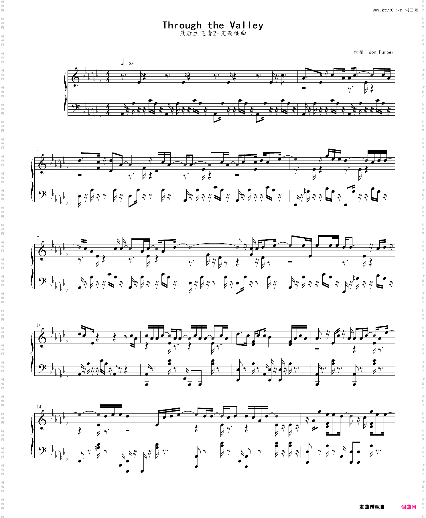 最后生还者2/the last of us 2-艾莉插曲-through the valley