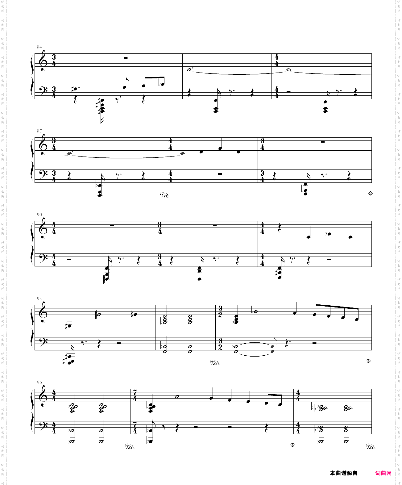 肖斯塔科维奇第七交响曲第一乐章c部分钢琴改编谱反抗主题