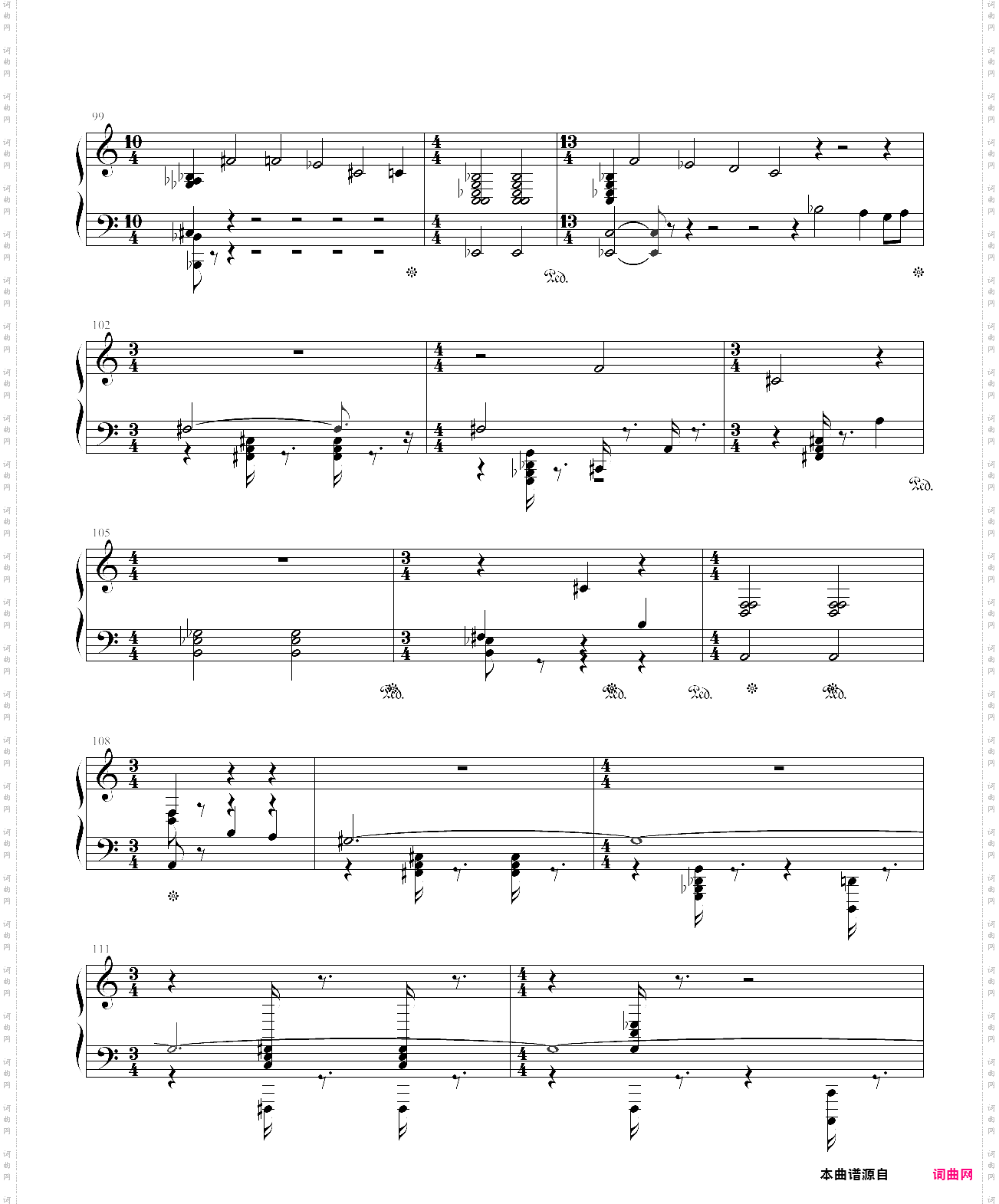 肖斯塔科维奇第七交响曲第一乐章c部分钢琴改编谱反抗主题