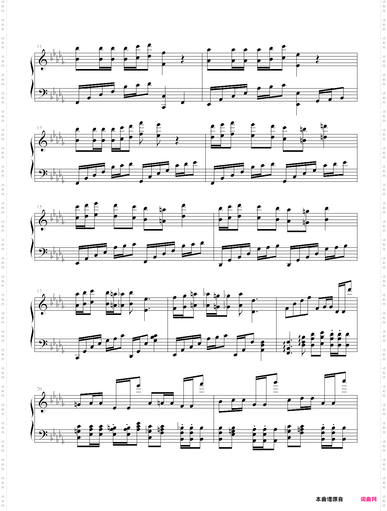 b-flat minor