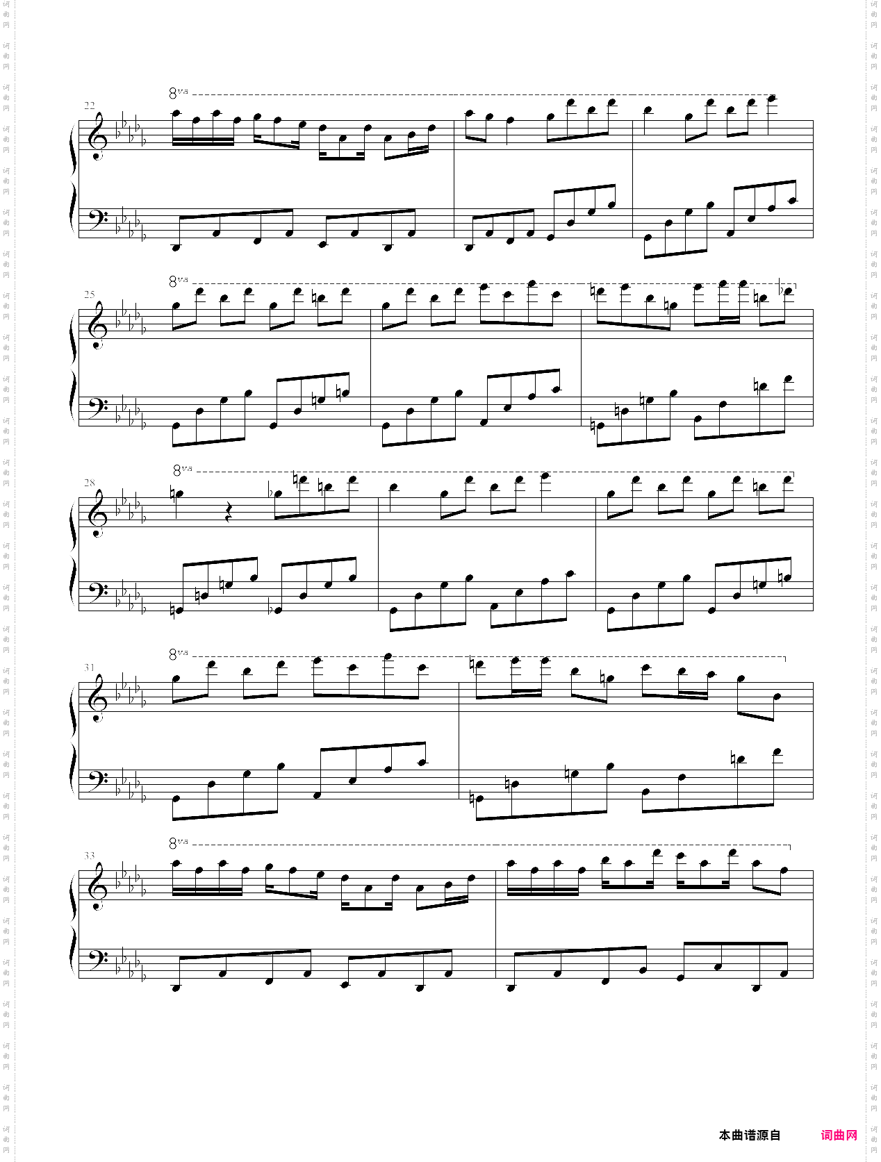 b-flat minor