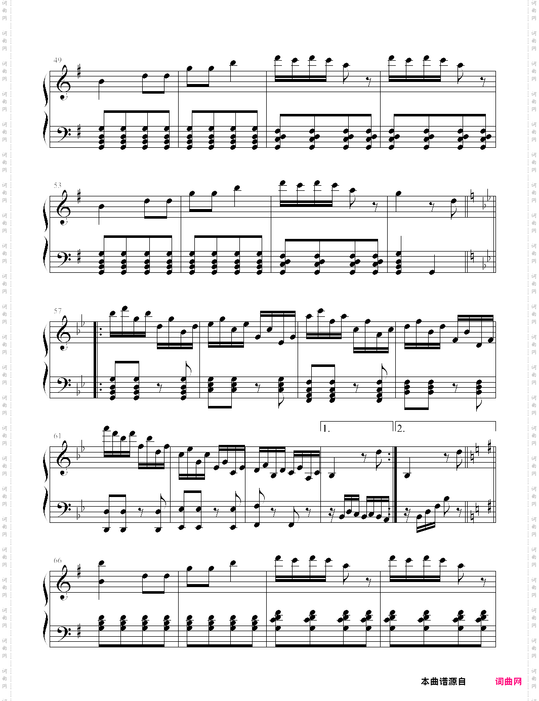 【钢琴块 2 等级歌曲】139· 回旋随想曲op·129