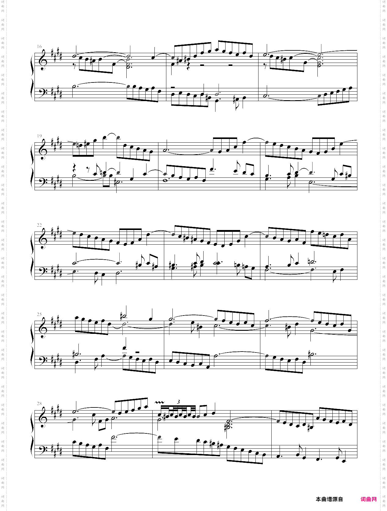 巴赫《十二平均律》上册no·4前奏曲 bwv849