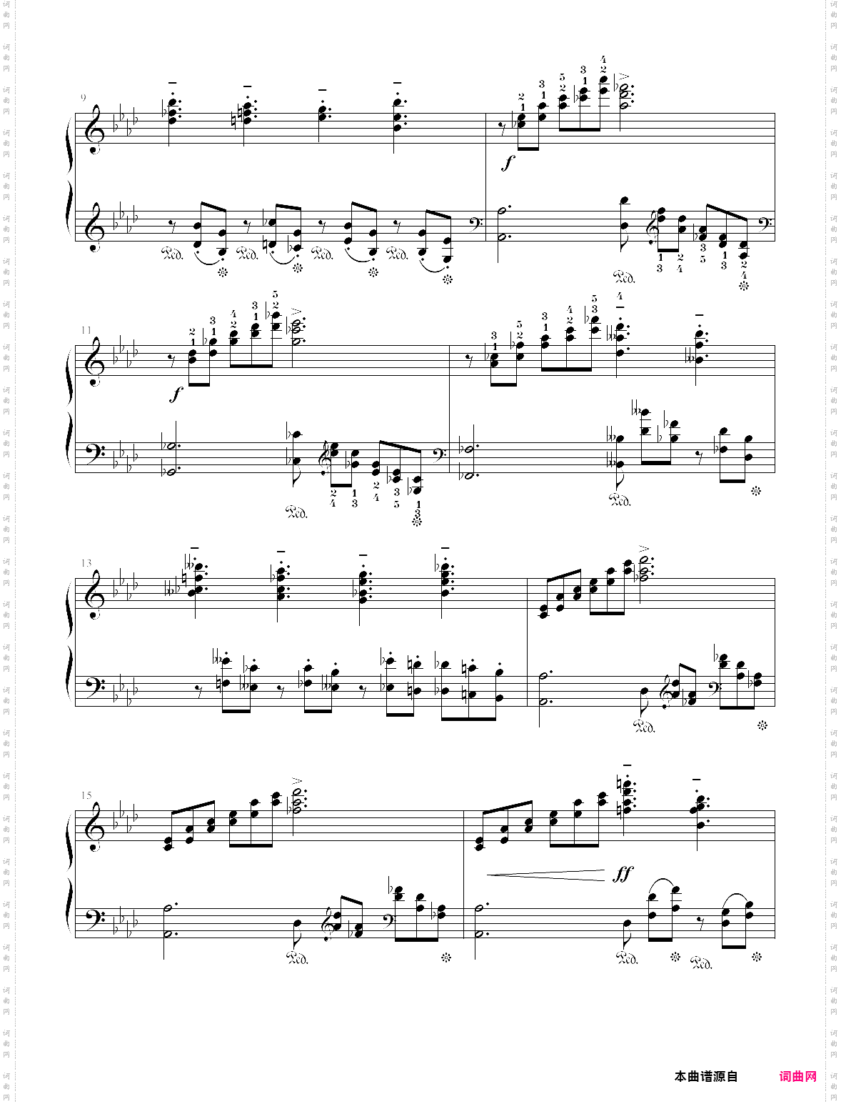 26·第九级练习曲乐曲01-上海音乐学院社会钢琴考级曲集2018版