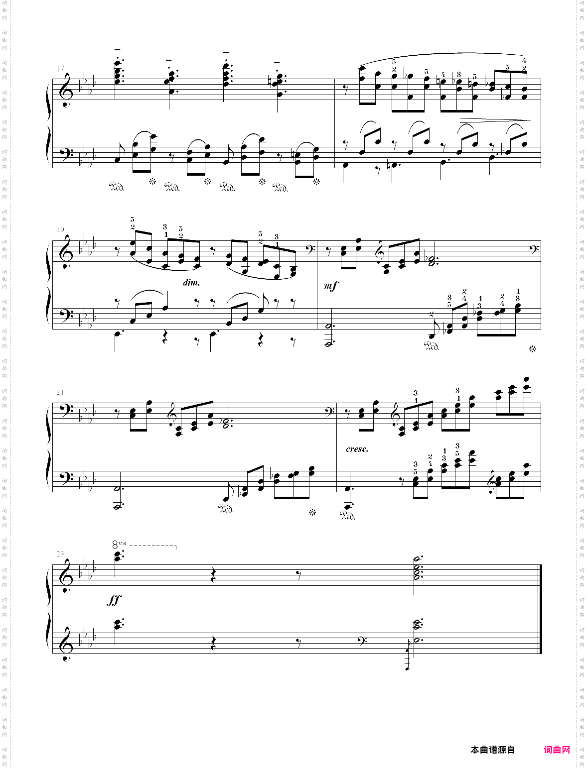 26·第九级练习曲乐曲01-上海音乐学院社会钢琴考级曲集2018版