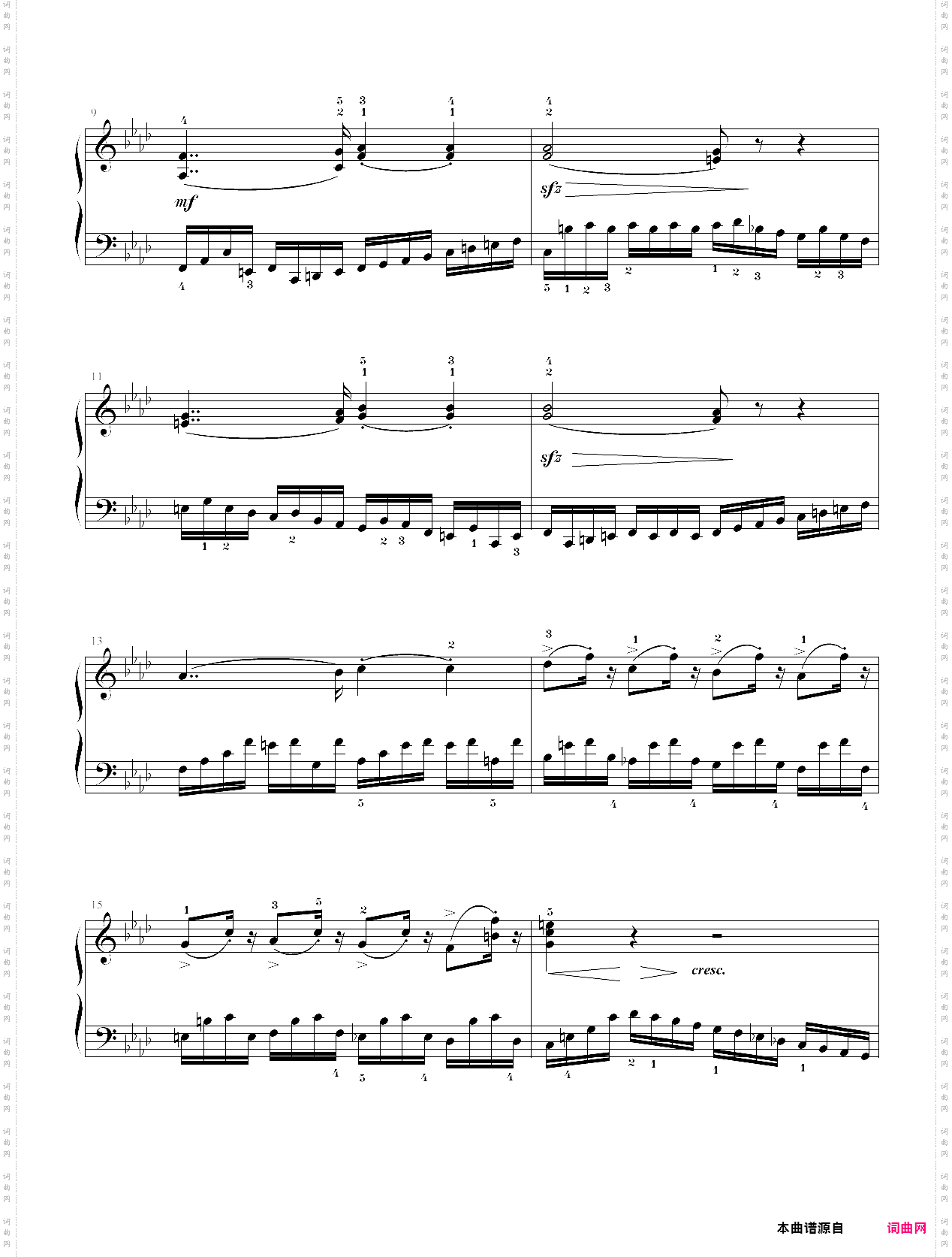 20·第七级练习曲乐曲01-上海音乐学院社会钢琴考级曲集2018版