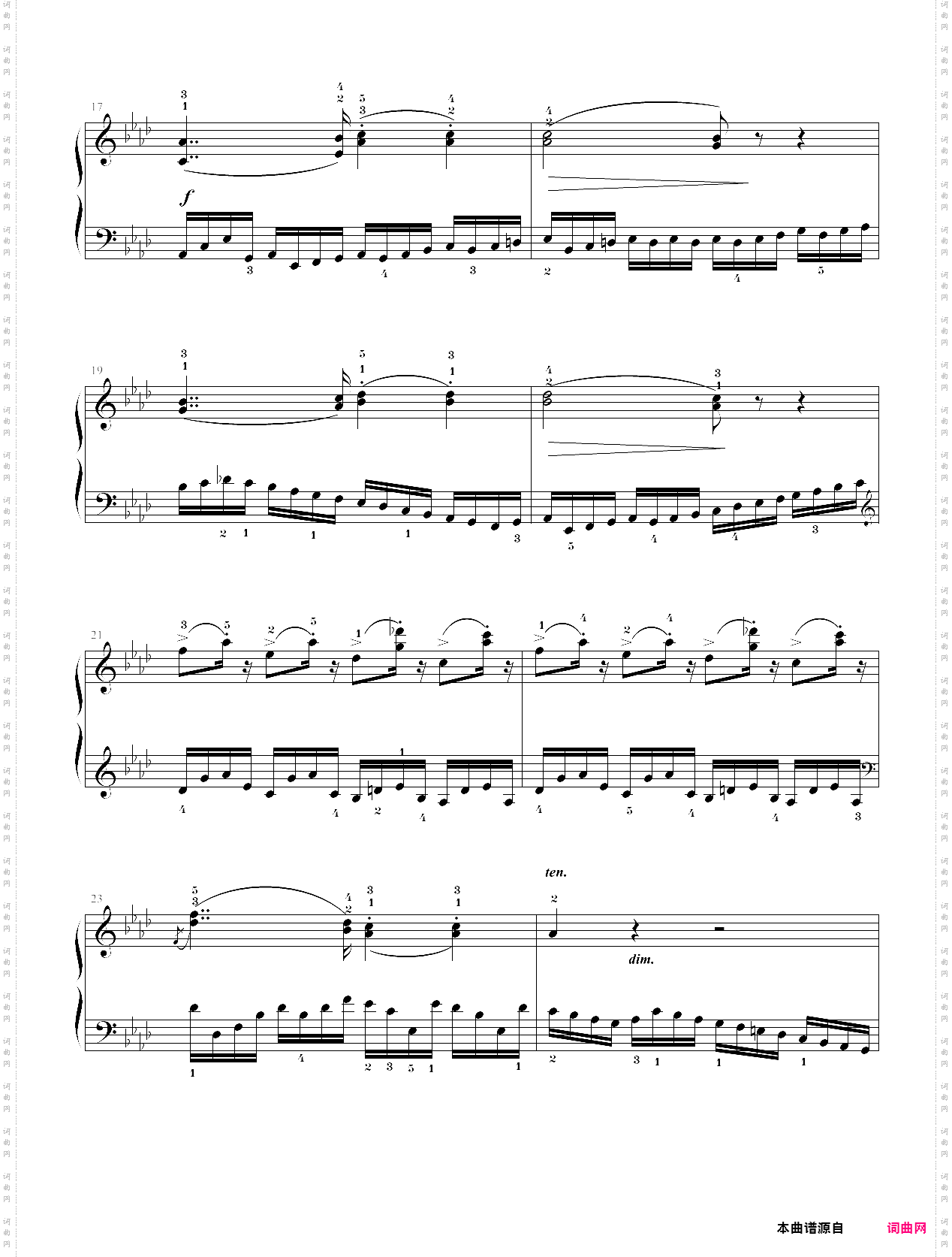 20·第七级练习曲乐曲01-上海音乐学院社会钢琴考级曲集2018版