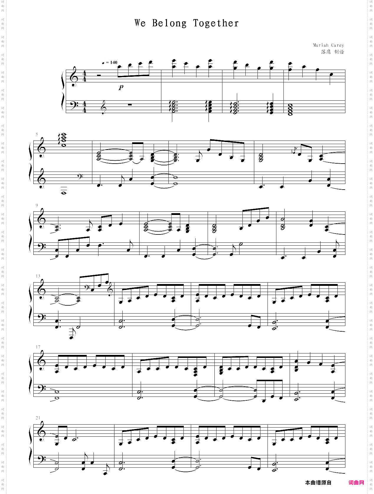 we belong together我们属于彼此