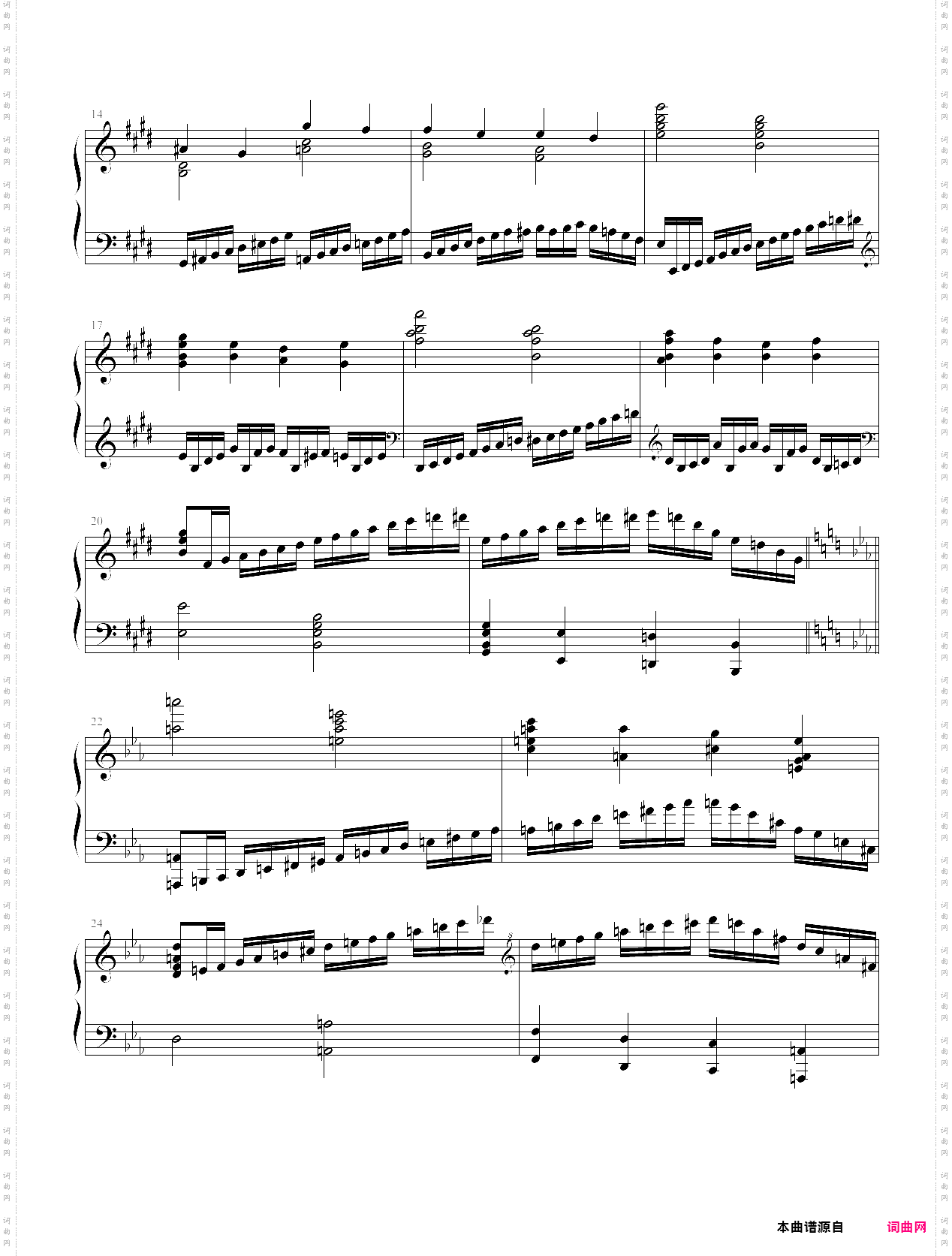 【钢琴块 2 等级歌曲】107· 练习曲 op·6 no·8