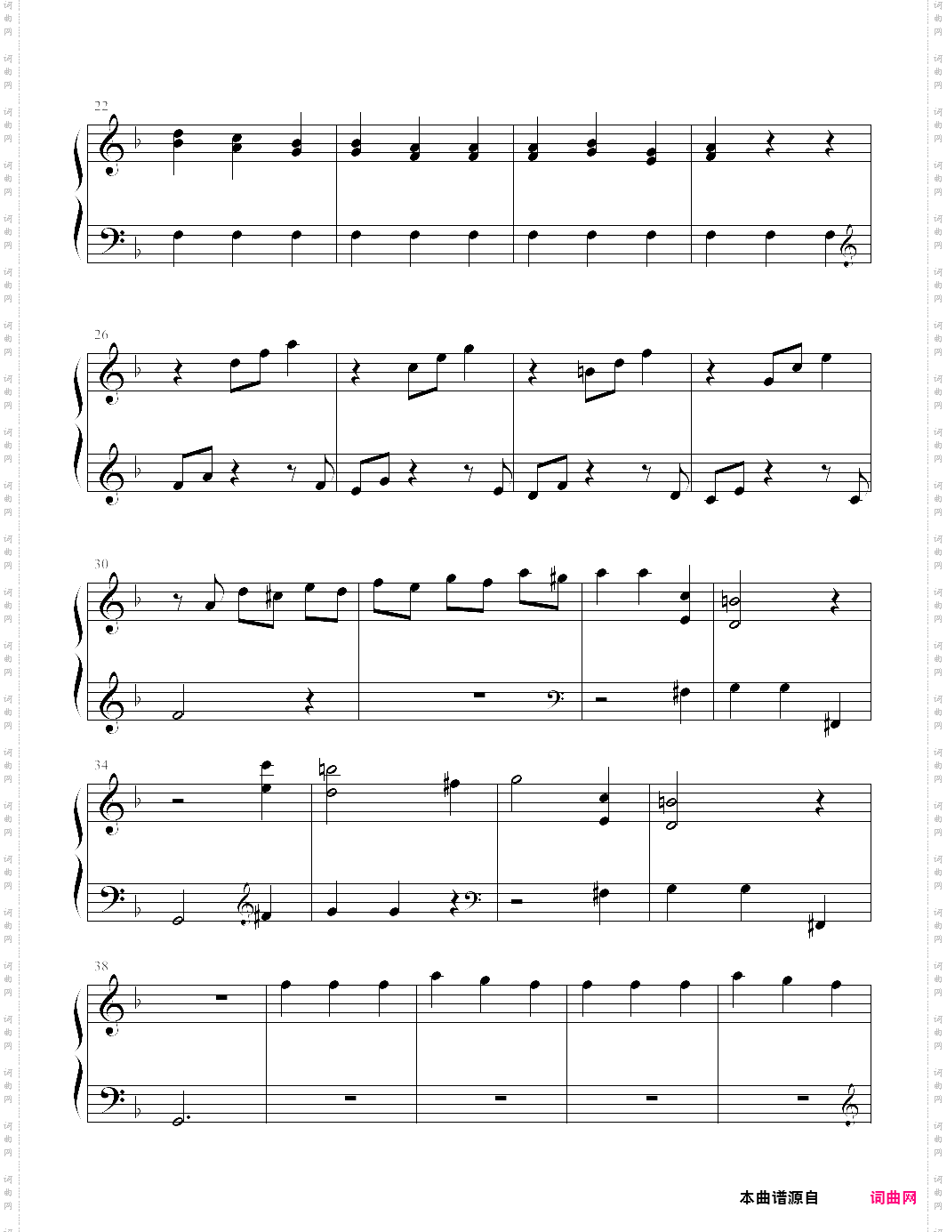 【钢琴块 2 等级歌曲】83 f大调奏鸣曲 第三章