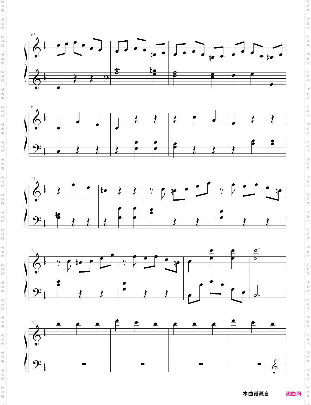 【钢琴块 2 等级歌曲】83 f大调奏鸣曲 第三章