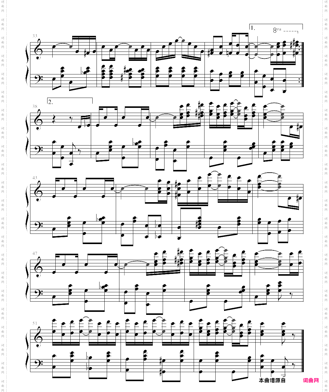 【钢琴块 2 等级歌曲】51 演艺人