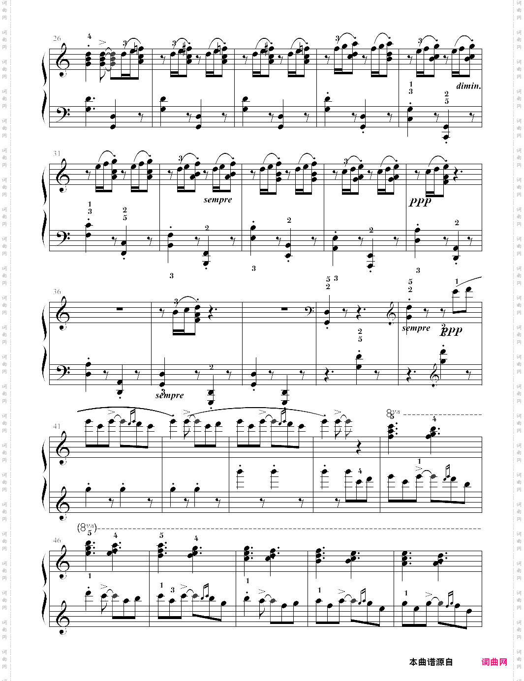 5-2、gangar挪威农民进行曲【edvard grieg爱德华·格里格】-z0858