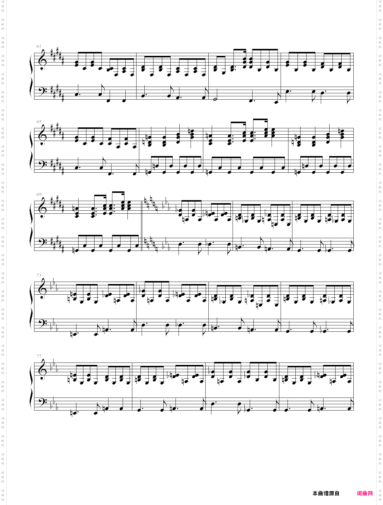 endless rainpiano track