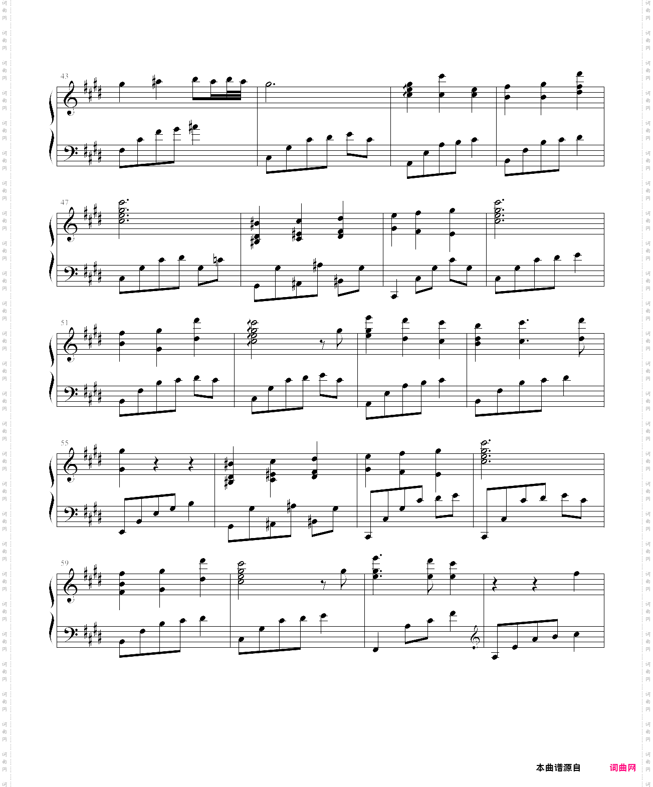 芈月传主题曲《满月》弹琴吧首发