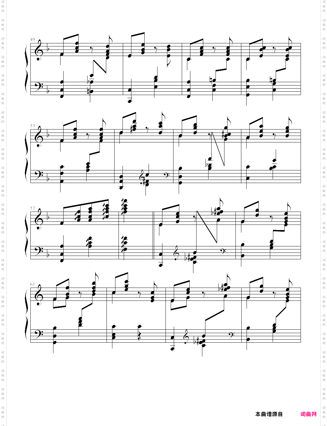 melody in f-anton rubinstein