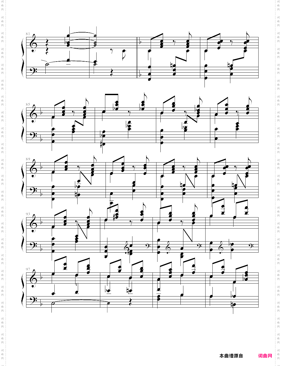 melody in f-anton rubinstein