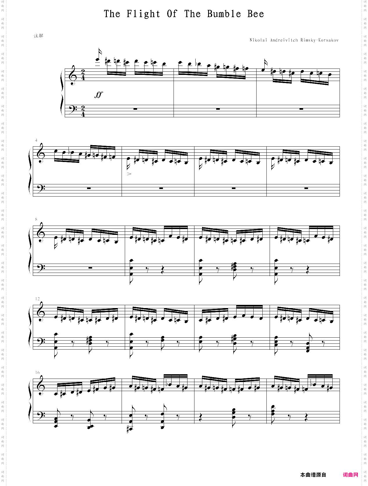 the flight of the bumble bee