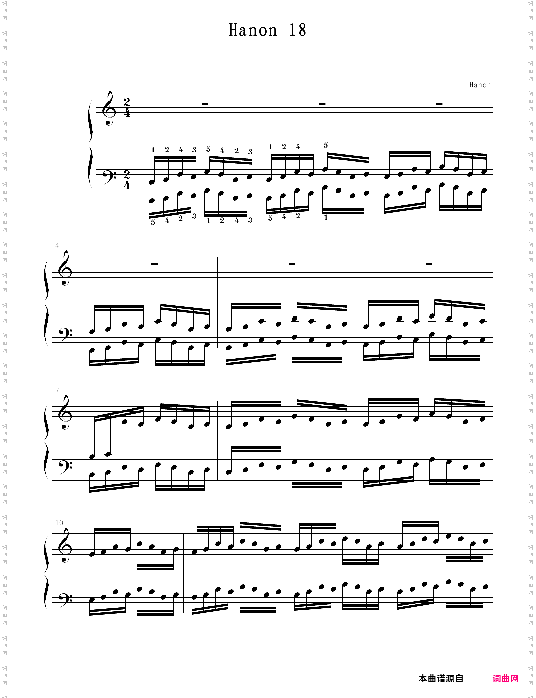 hanon 18