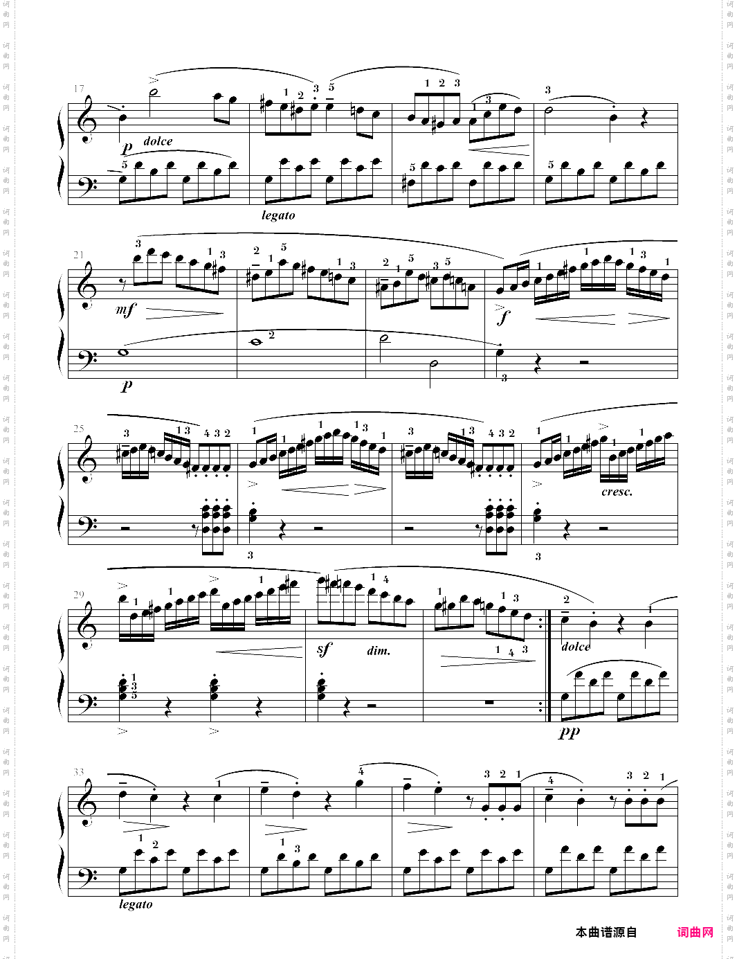 piano sonatina in c major, op·20 no·1