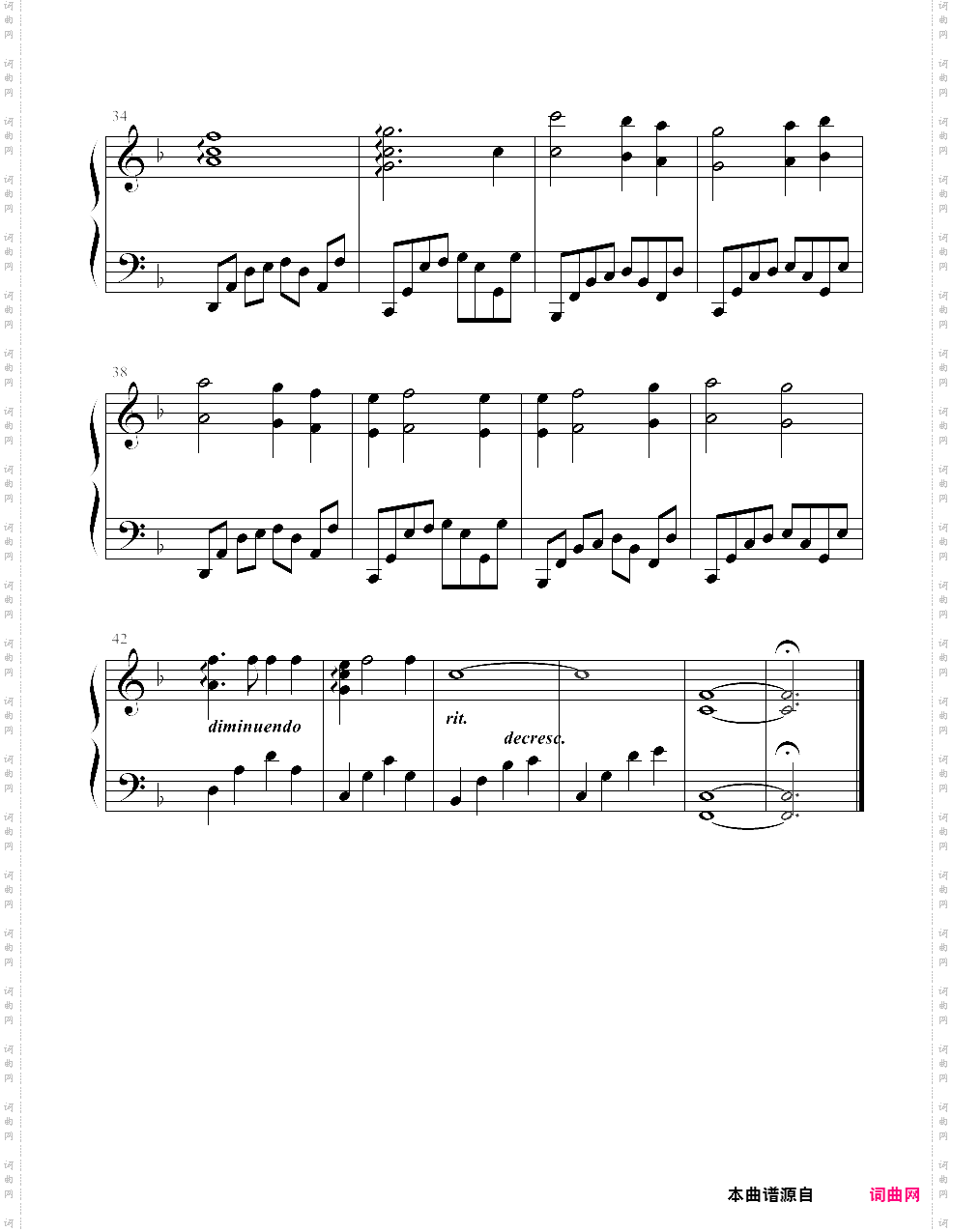 我心永恒-练习曲