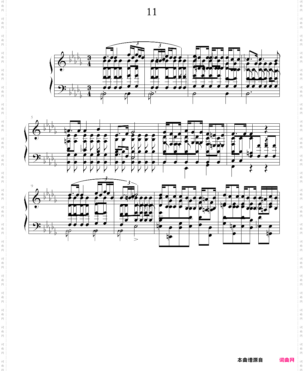 scriabin etude op8 no11 b flat minor 斯克里亚宾练习曲11