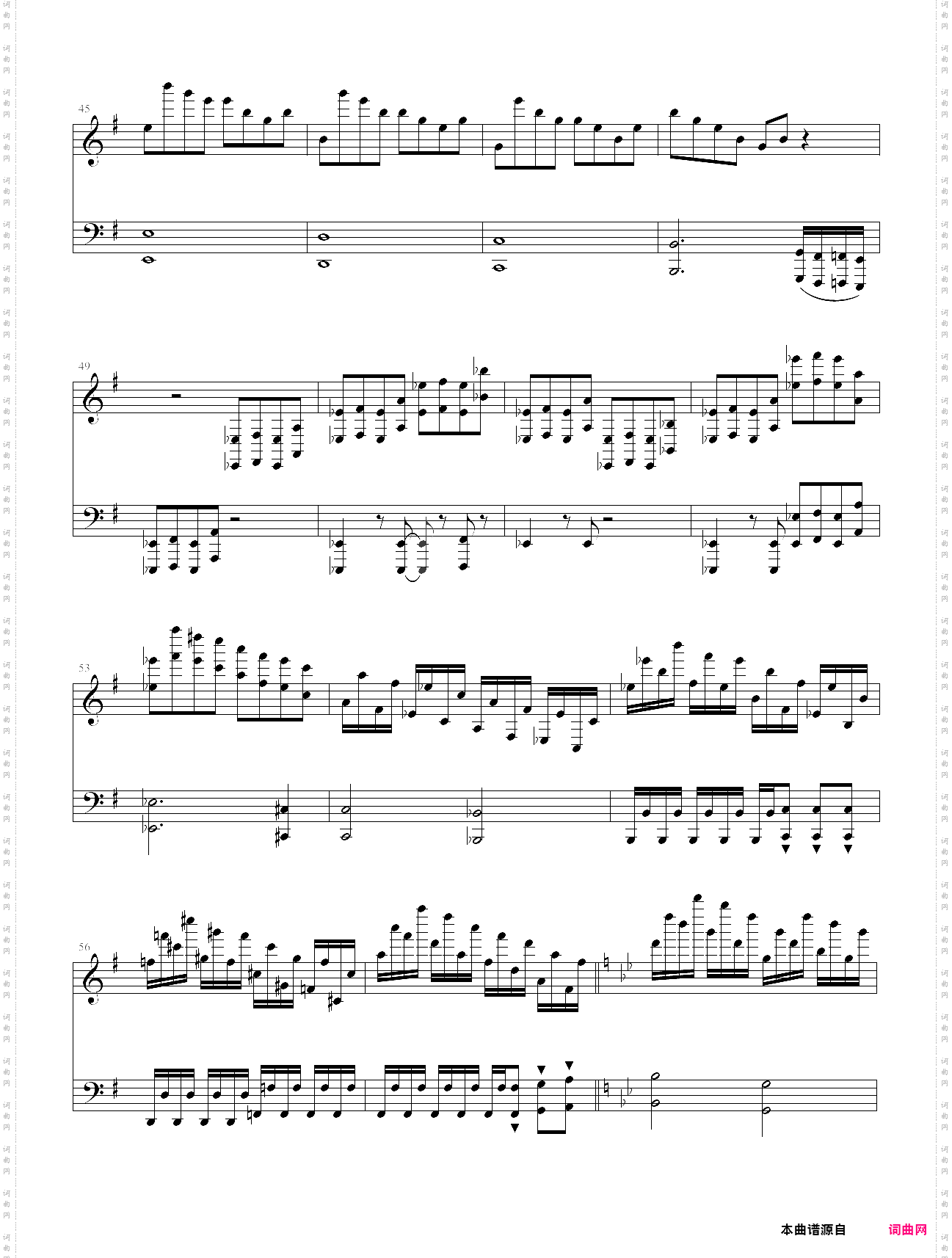 暗黑钢琴曲