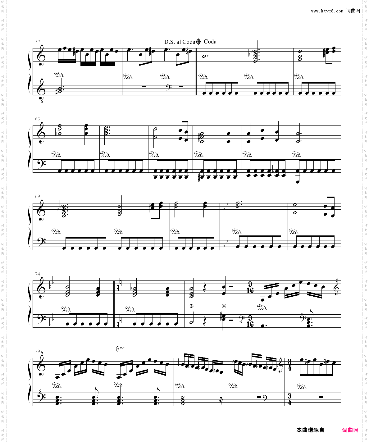 for elise致爱丽丝，原版，完全版