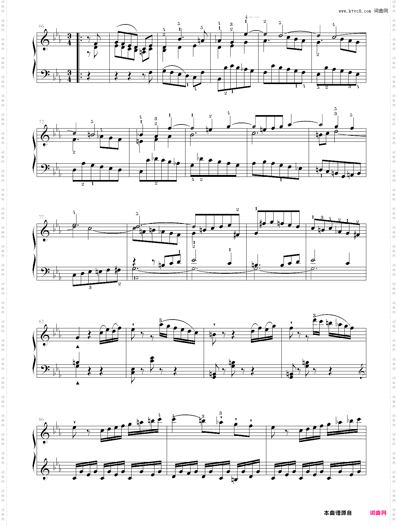 159·第八级大型乐曲be大调奏鸣曲第一乐章-中央音乐学院业余考级教程