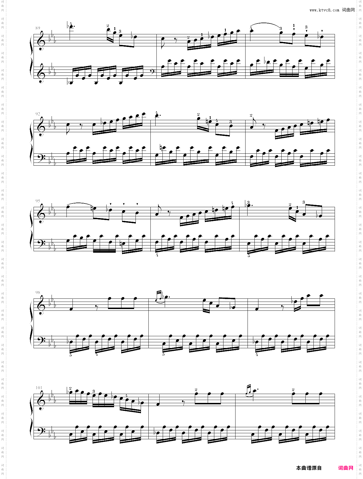 159·第八级大型乐曲be大调奏鸣曲第一乐章-中央音乐学院业余考级教程