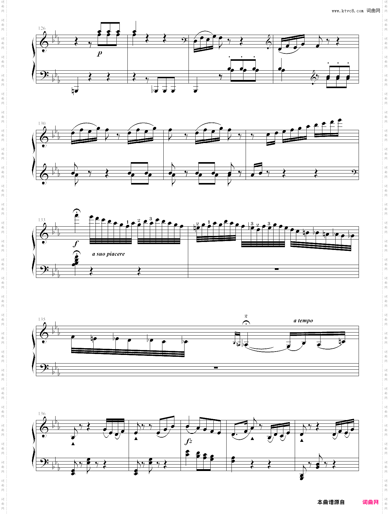 159·第八级大型乐曲be大调奏鸣曲第一乐章-中央音乐学院业余考级教程