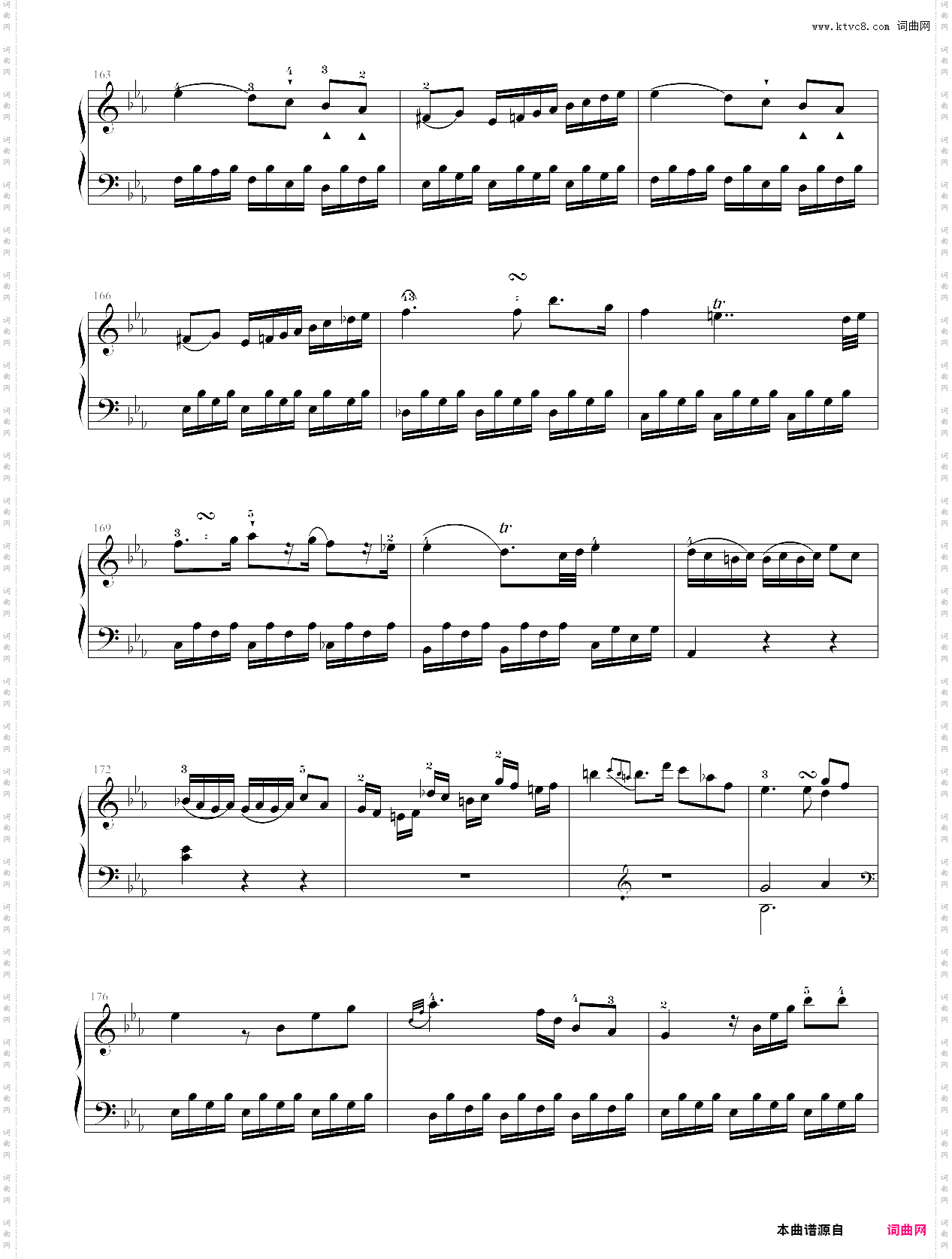 159·第八级大型乐曲be大调奏鸣曲第一乐章-中央音乐学院业余考级教程