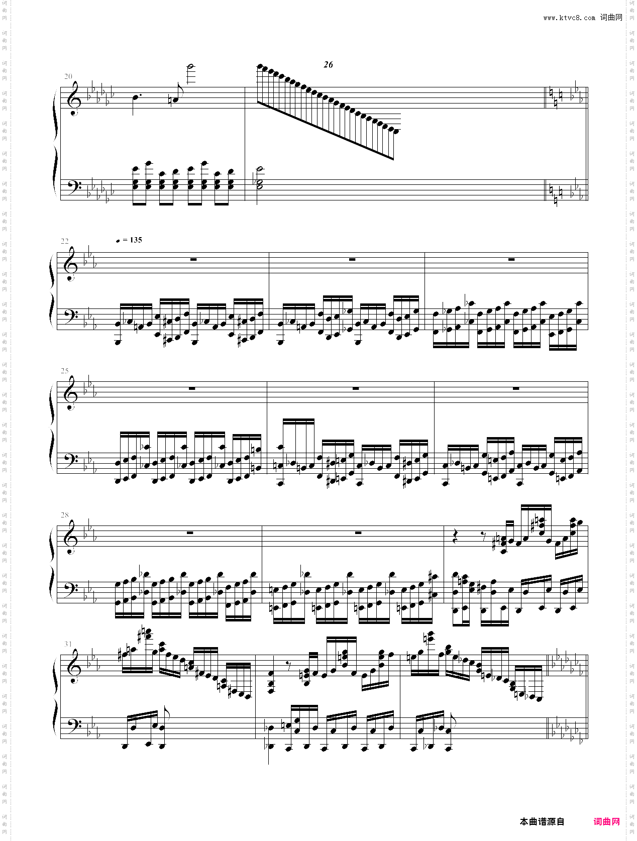 降e大调华丽回旋曲op·16 肖邦