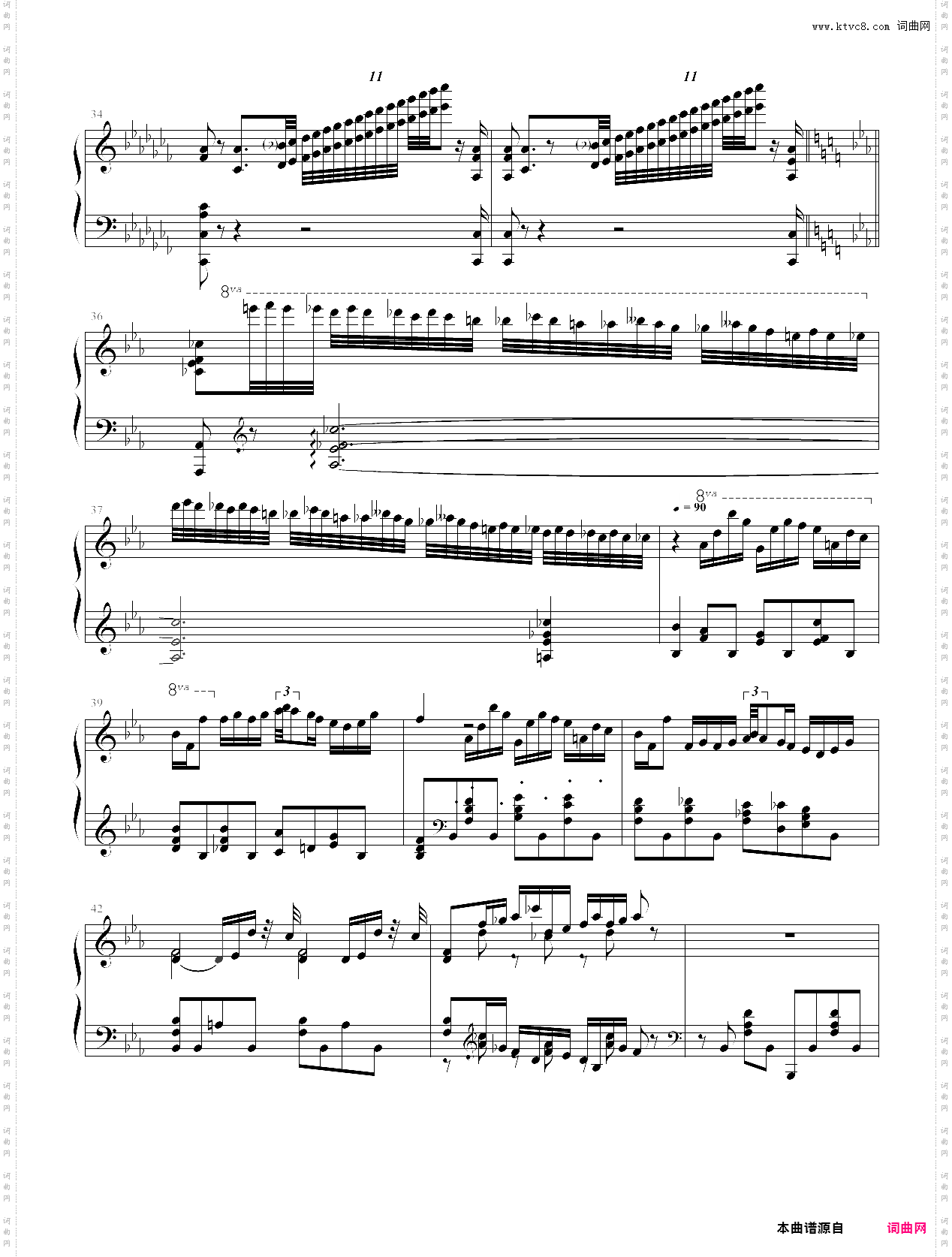 降e大调华丽回旋曲op·16 肖邦