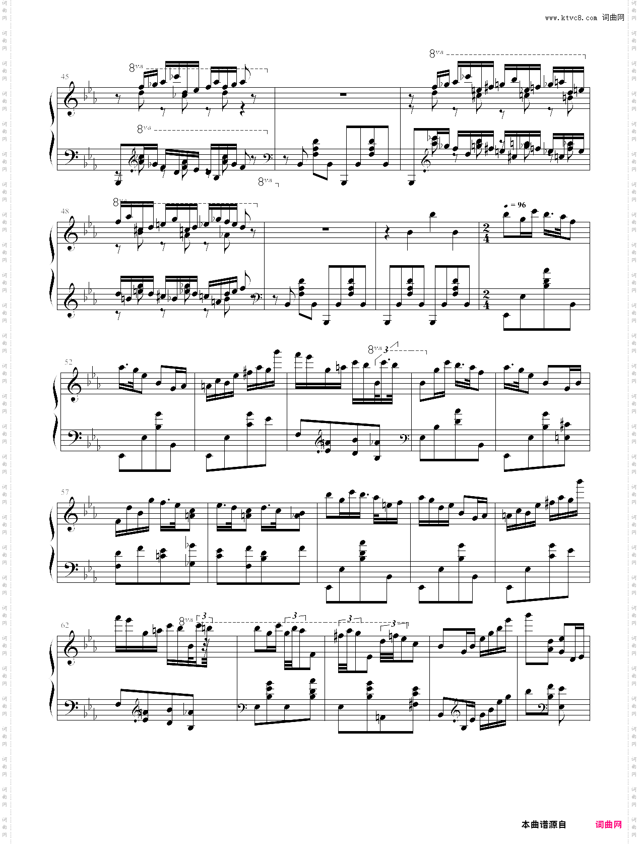 降e大调华丽回旋曲op·16 肖邦