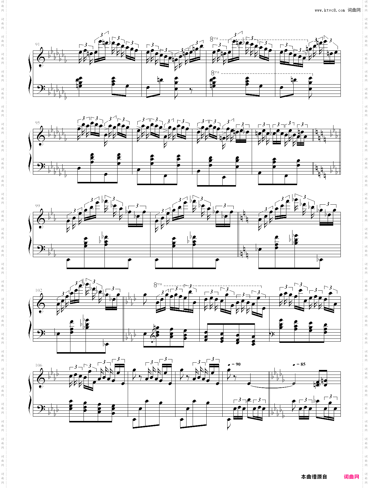 降e大调华丽回旋曲op·16 肖邦