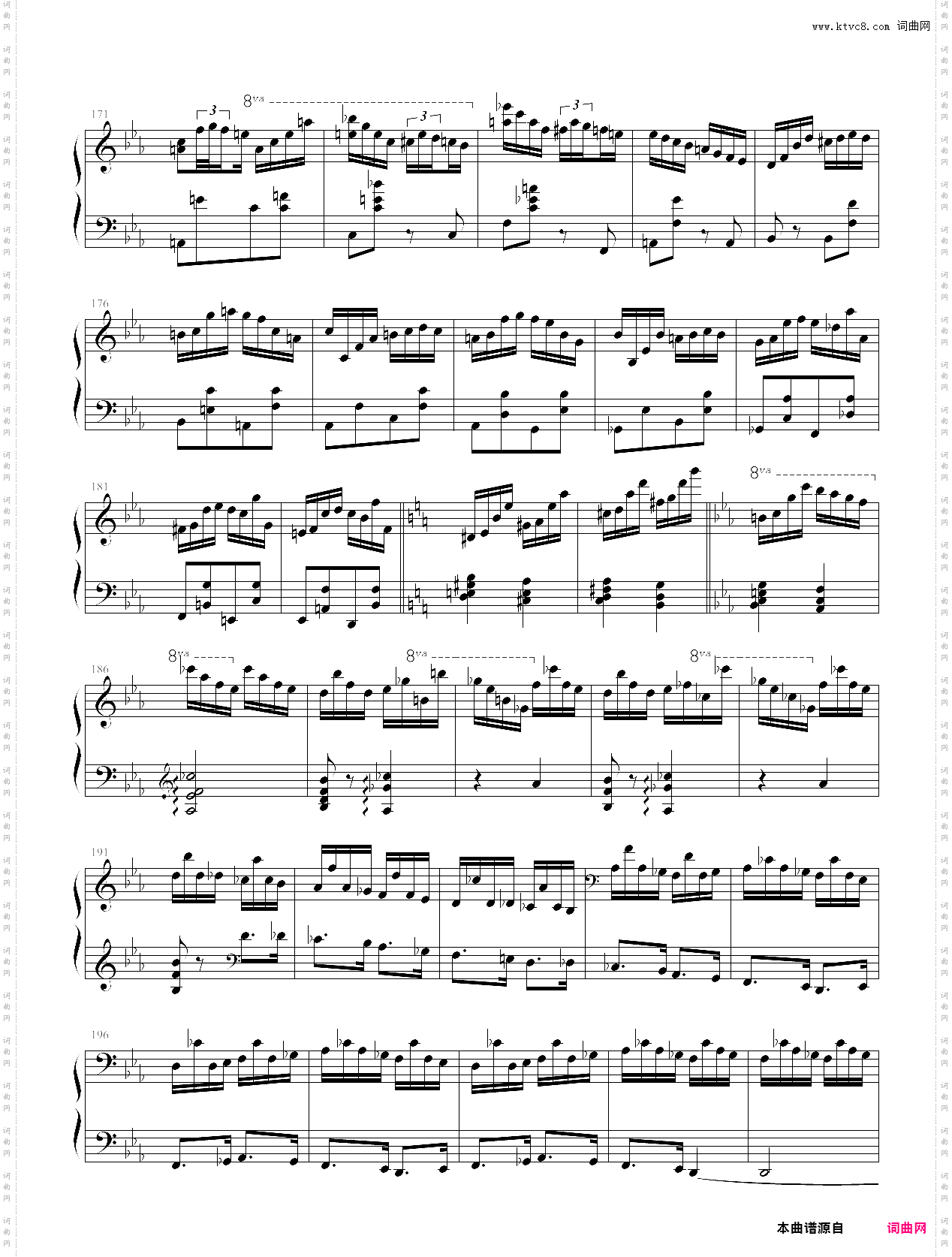 降e大调华丽回旋曲op·16 肖邦