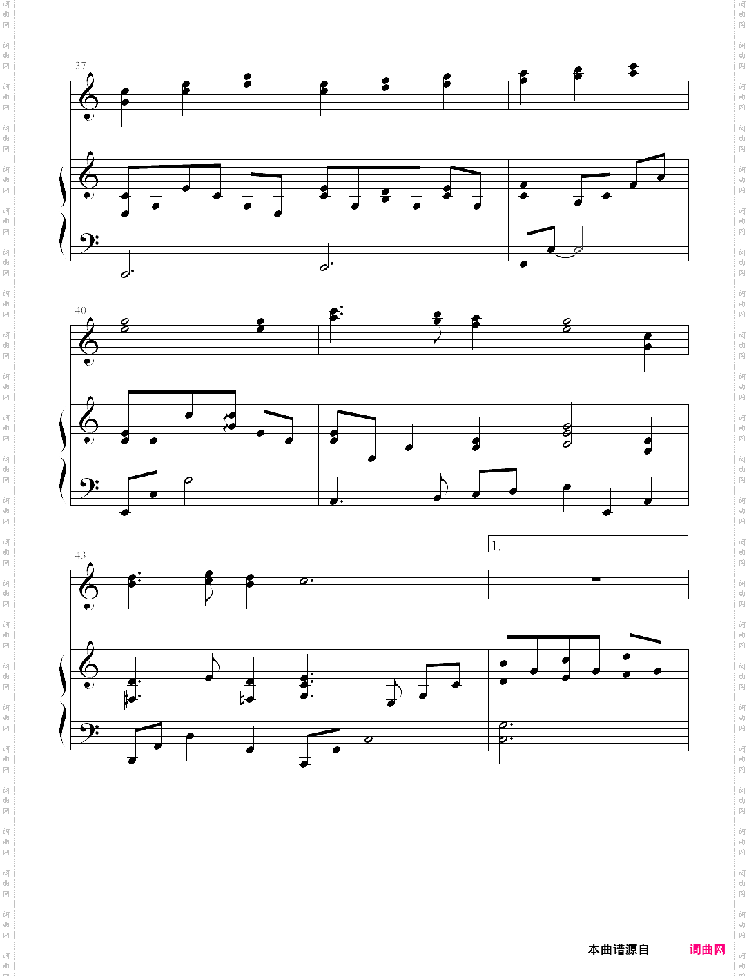 the song of night