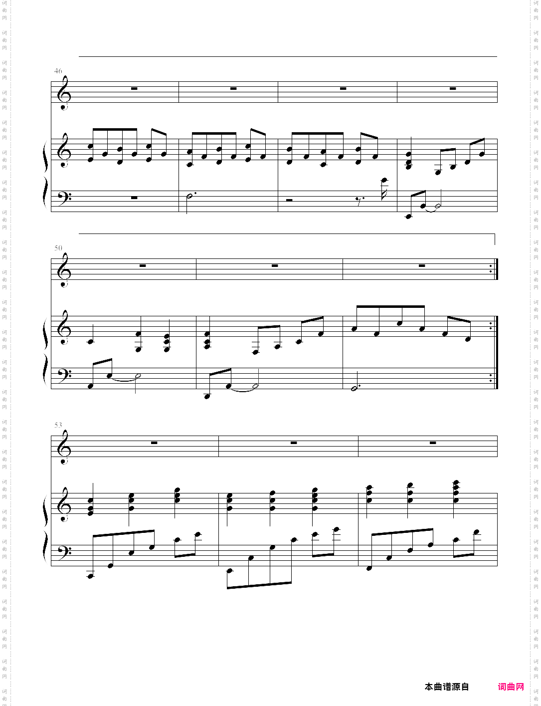 the song of night