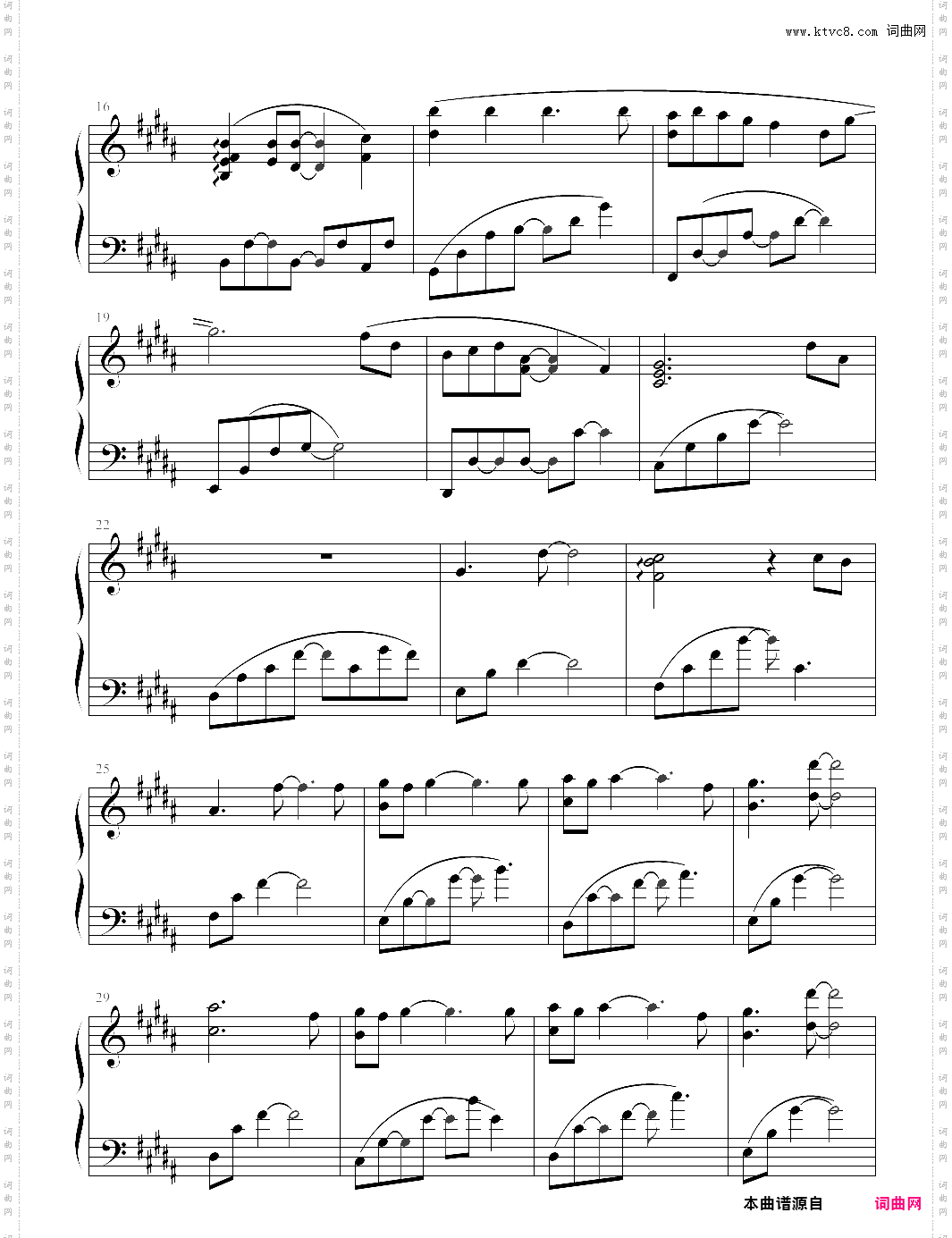 silent emotion日剧悠长假期主题曲，钢琴版